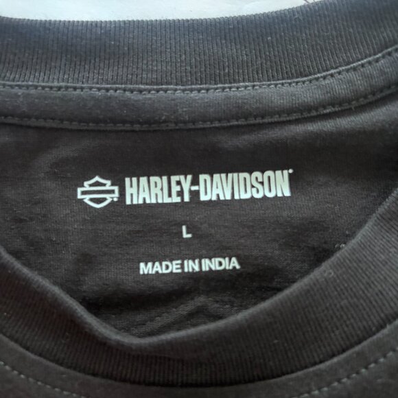 NWT - Harley-Davidson Men's Copperblock Block Letter Long Sleeve Shirt (Size L) - Picture 7 of 7